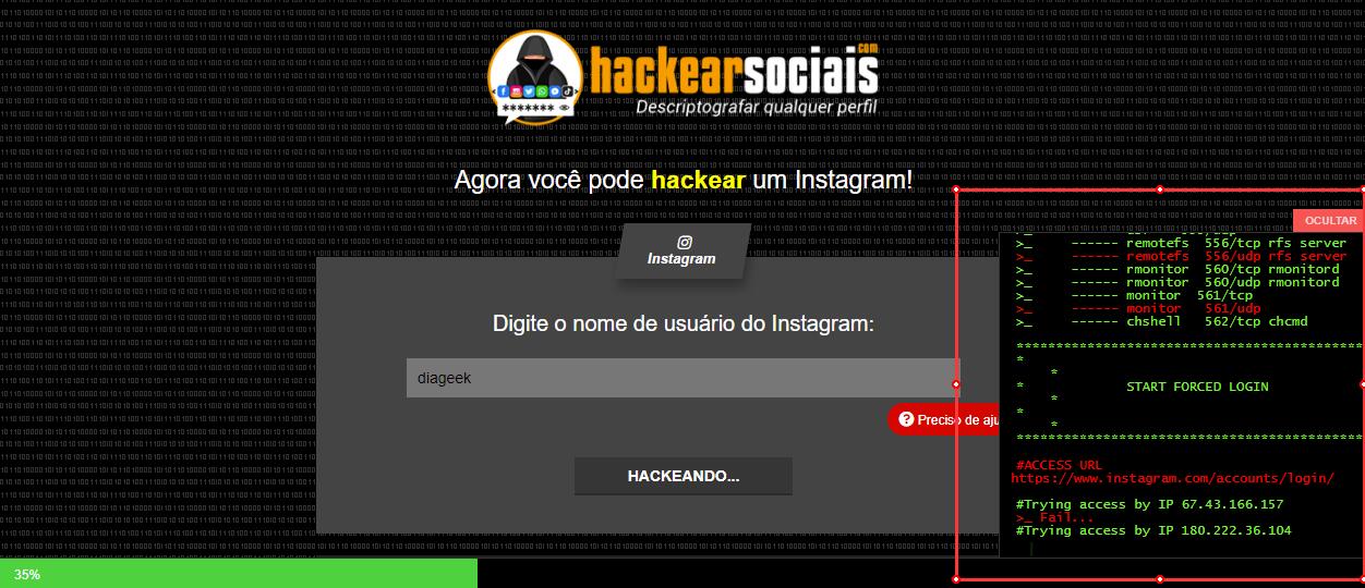 Hackear Instagram Grátis